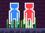 Κόκκινο Stickman και Μπλε Stickman