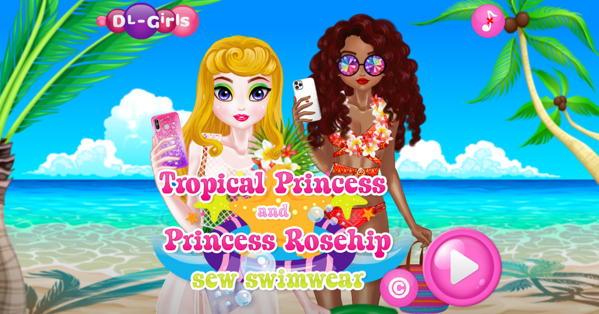 Τροπικά και Rosehip Princesses Ράβουν Μαγιό